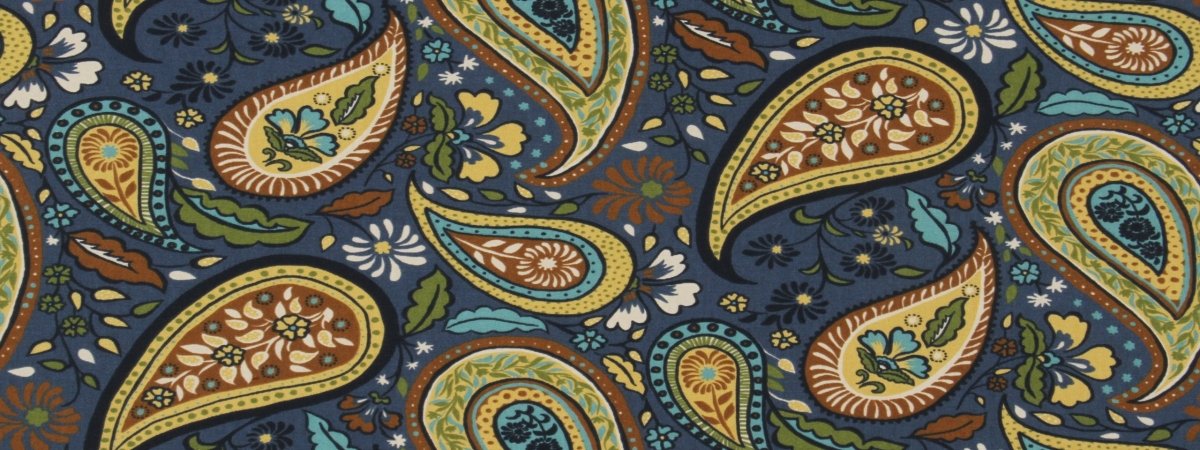 ART PAISLEY | INDIGO - Multi-purpose