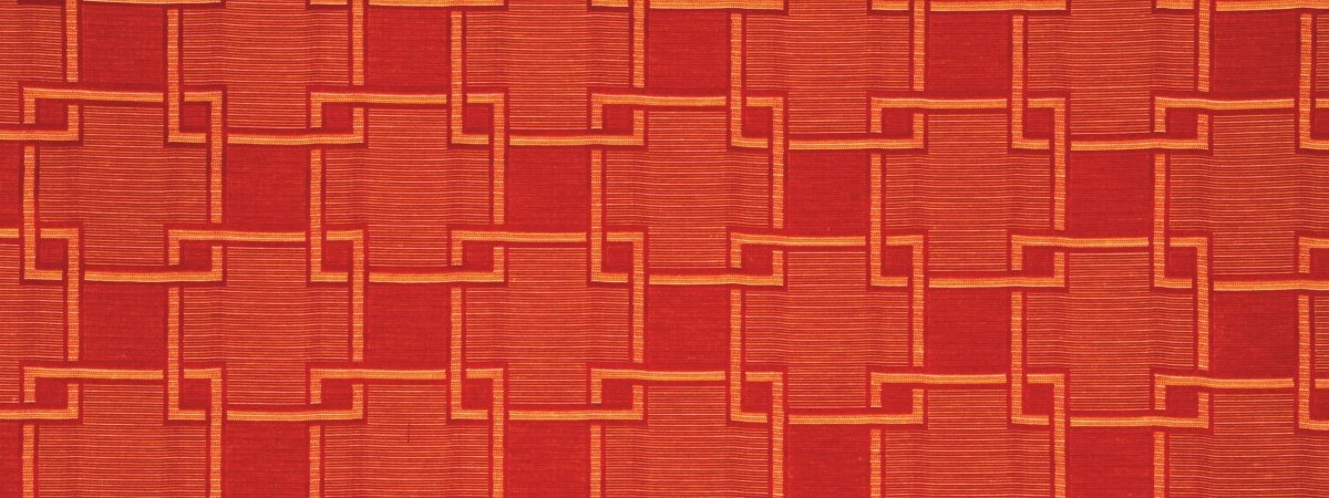 FRETWORK STRIE | CAYENNE - Upholstery - Fabric