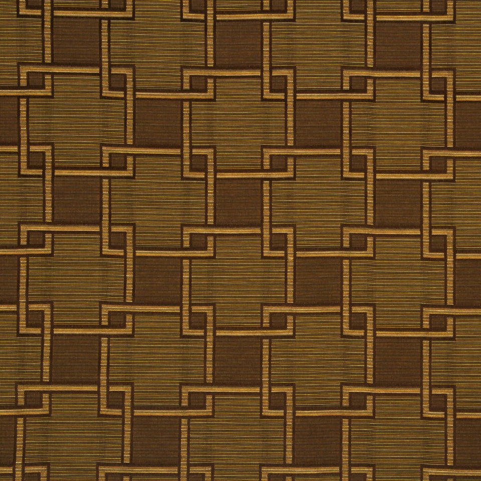 FRETWORK STRIE | WALNUT - Upholstery - Fabric