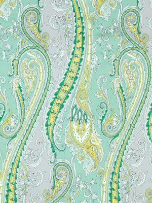 Fun Paisley | Zinc - Upholstery - Fabric