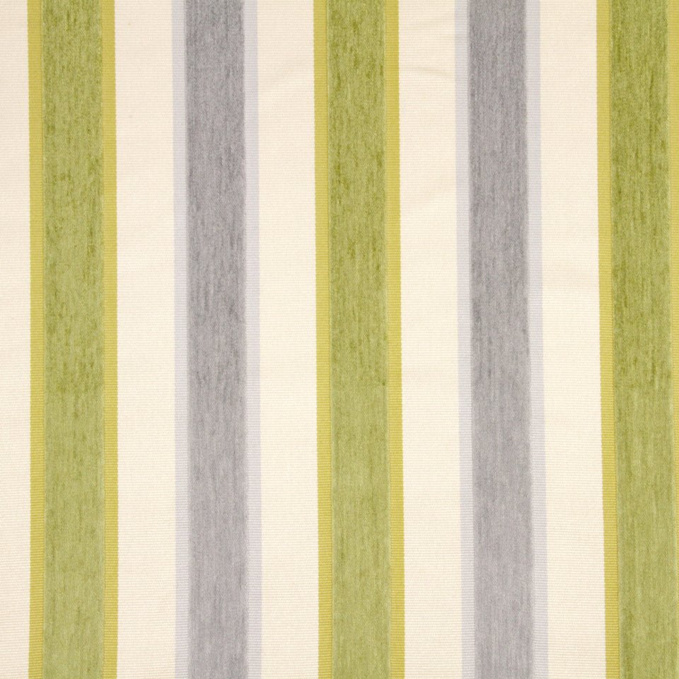 HIGH LO STRIPE | ZINC - Upholstery - Fabric