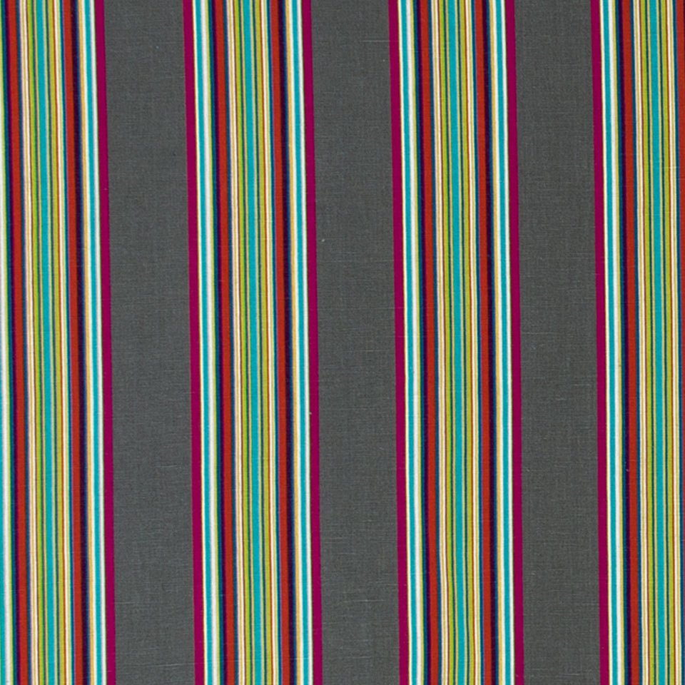 VILLA STRIPE | CHARCOAL - Upholstery - Fabric