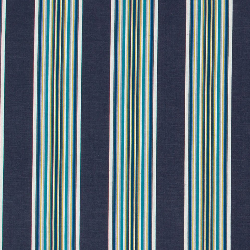 VILLA STRIPE | INDIGO - Upholstery - Fabric