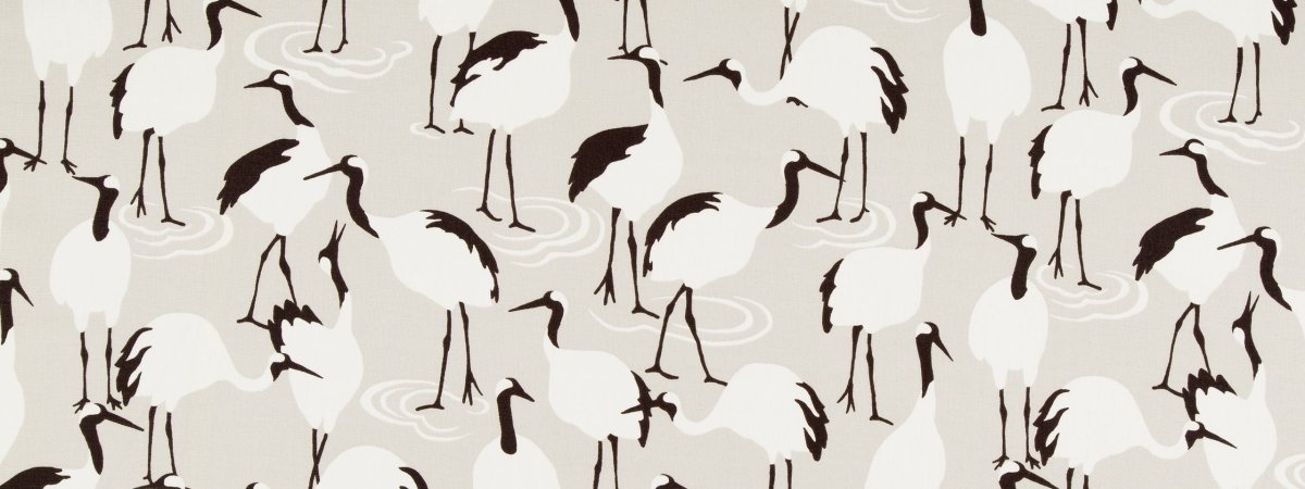 WINTER CRANE | LINEN - Multi-purpose