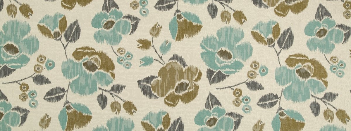 VIVID POSEY BK | RAIN - Upholstery - Fabric