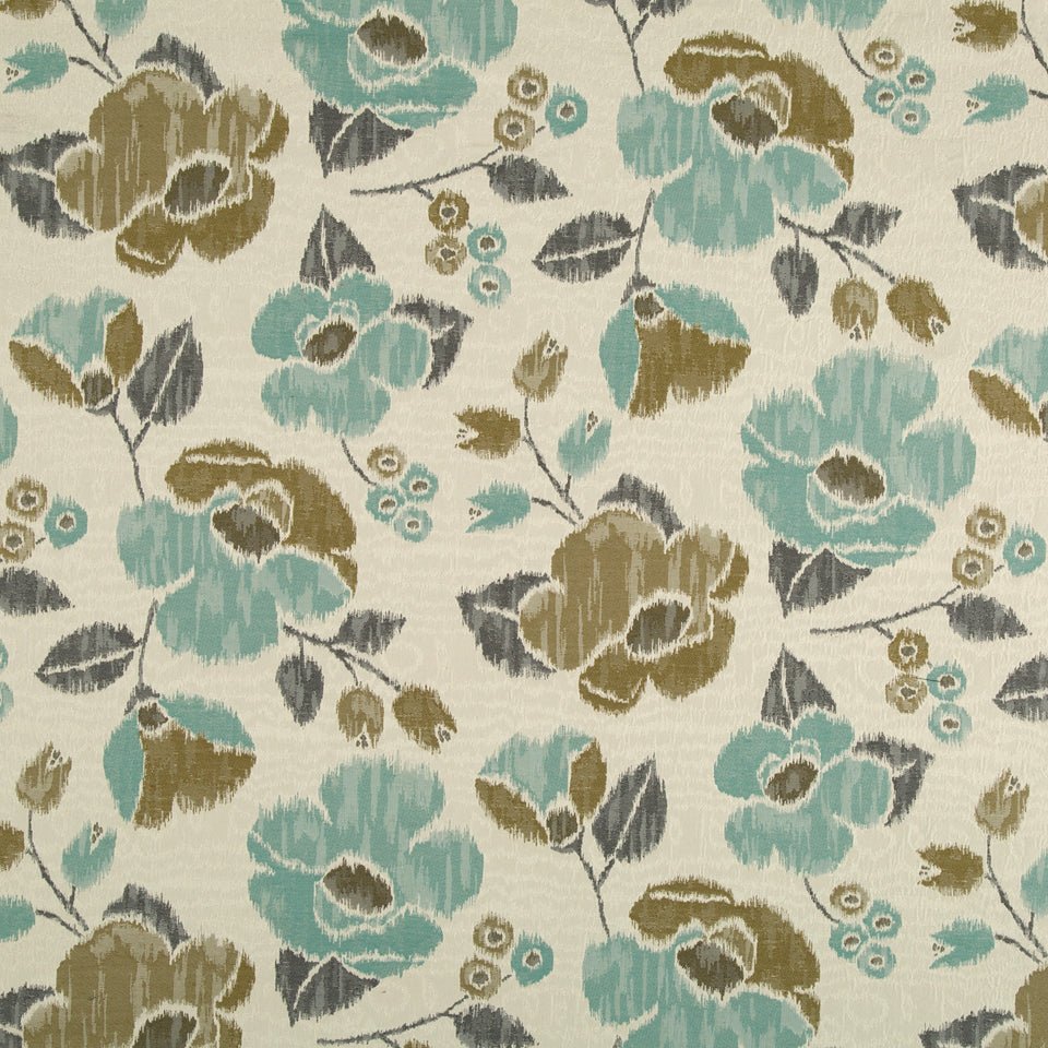 VIVID POSEY BK | RAIN - Upholstery - Fabric