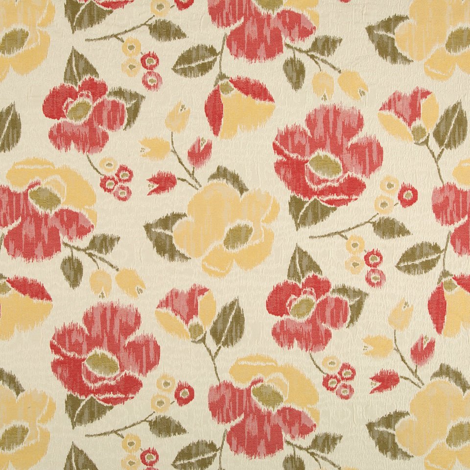 VIVID POSEY BK | CORAL - Upholstery - Fabric