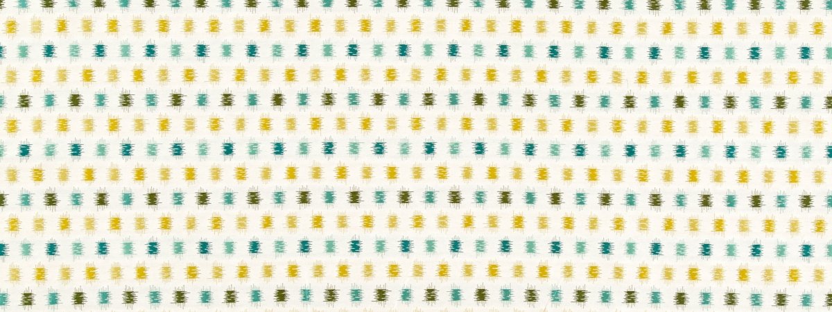 ALMA SQUARES | PEACOCK - Upholstery - Fabric