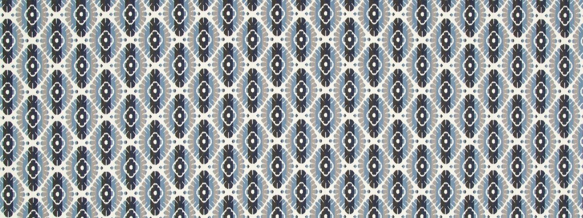 TWILL MOTIF BK | INDIGO - Upholstery - Fabric