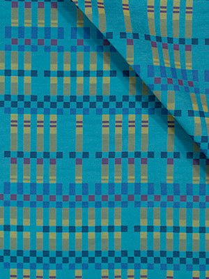 BOXED PLAID | MEDITERRANEAN - Upholstery - Fabric