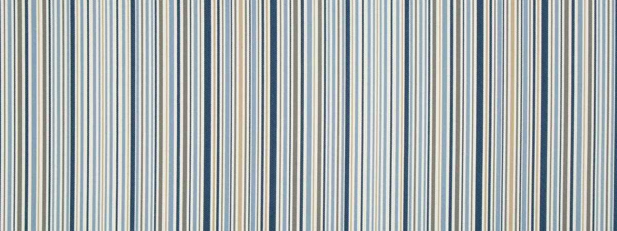 KEY BAND RR BK | INDIGO - Upholstery - Fabric