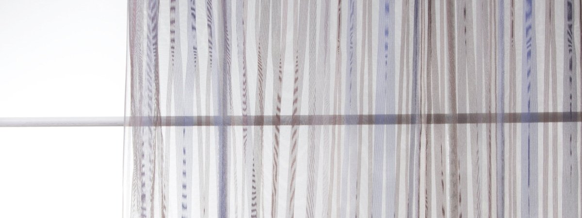 Ribbon Shimmer | Storm - Drapery - Fabric