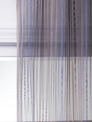 Ribbon Shimmer | Storm - Drapery - Fabric