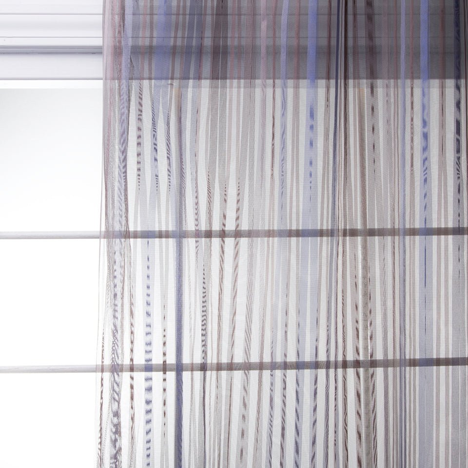 Ribbon Shimmer | Storm - Drapery - Fabric