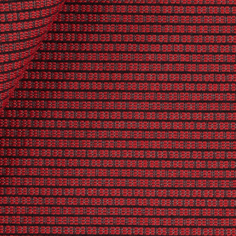 SQUARE TEXTURE | CRIMSON - Upholstery - Fabric