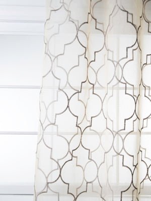 FRETWORK DECOR | PLATINUM - Drapery - Fabric
