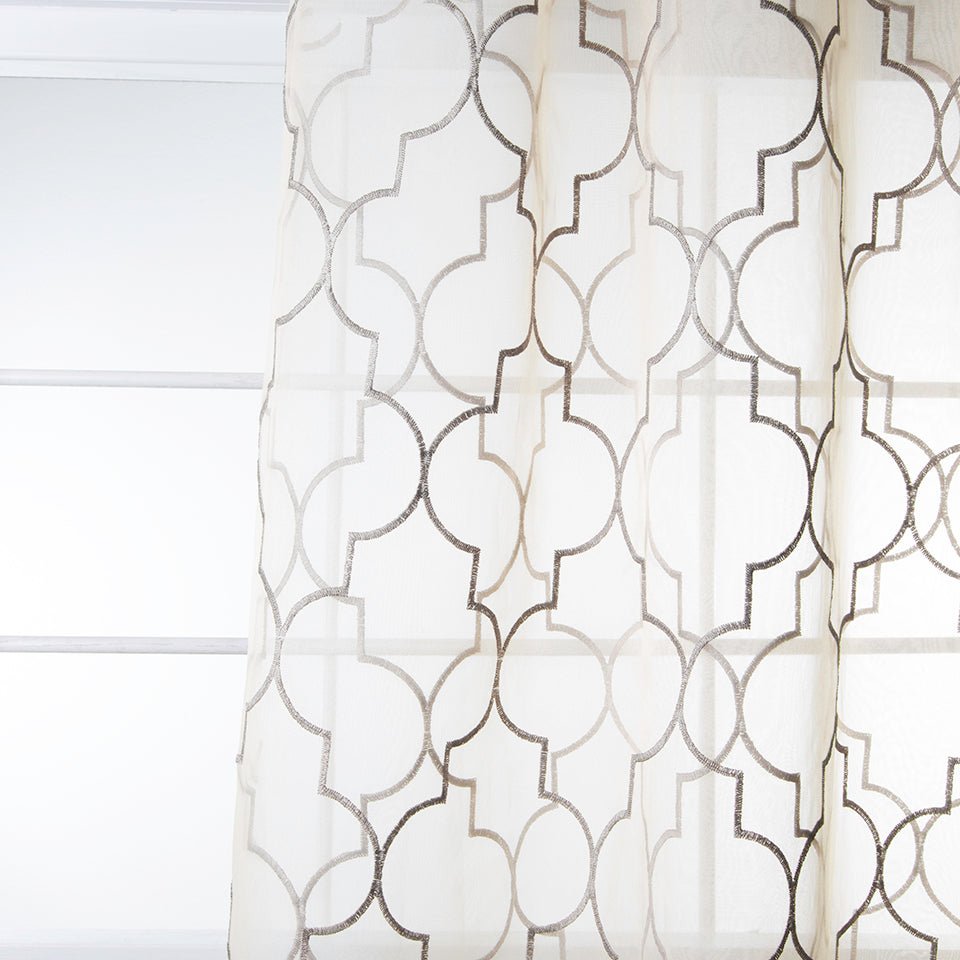 FRETWORK DECOR | PLATINUM - Drapery - Fabric