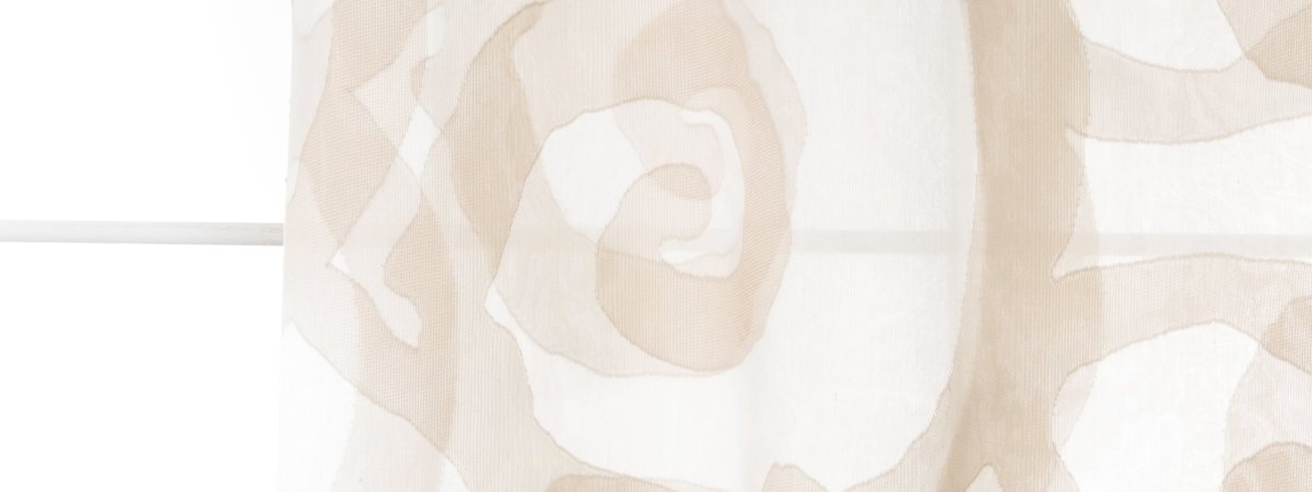 Modern Curve | Sand - Drapery - Fabric