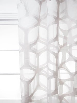 Modern Arch | Pewter - Drapery - Fabric