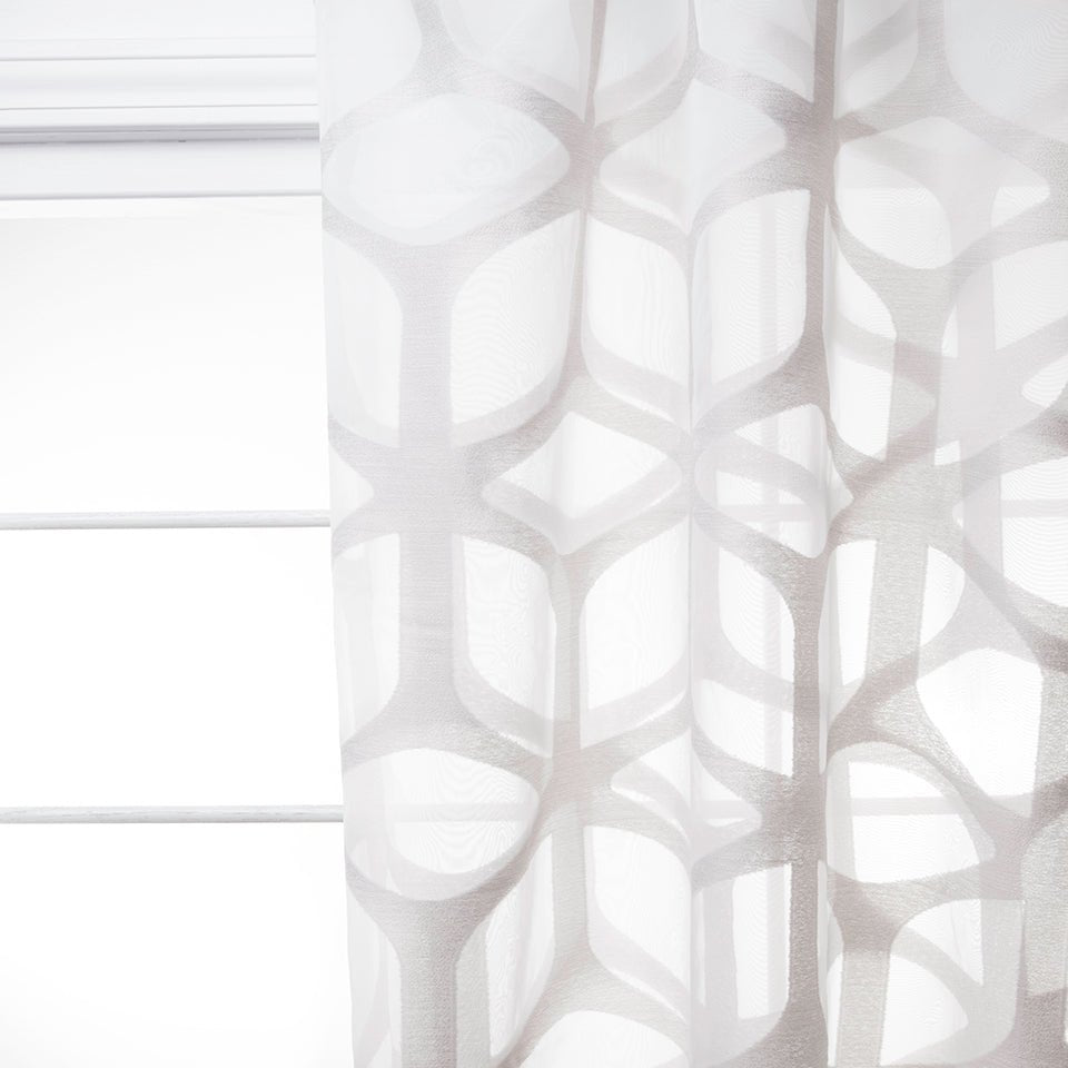 Modern Arch | Pewter - Drapery - Fabric