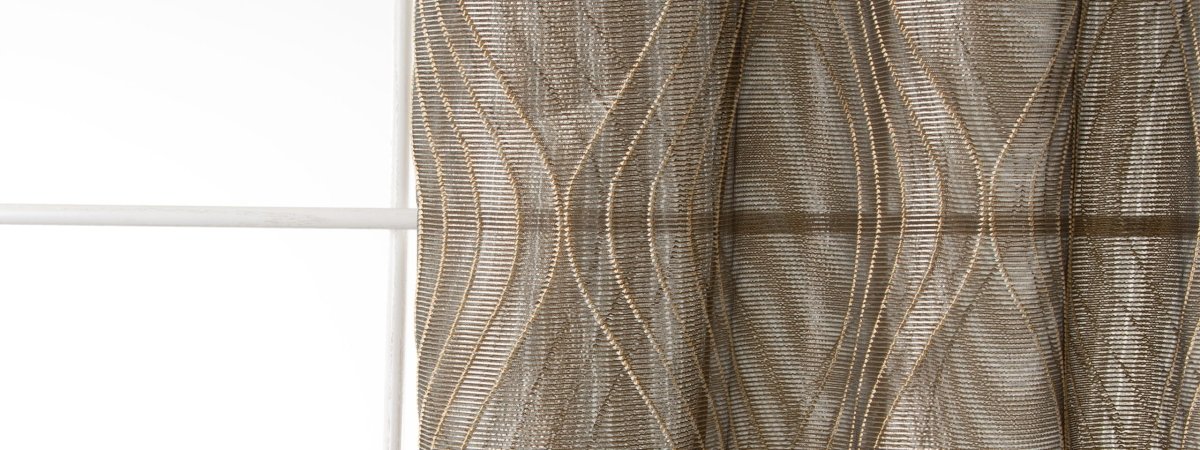 OPTIC MOVES | BLACK LINEN - Drapery - Fabric
