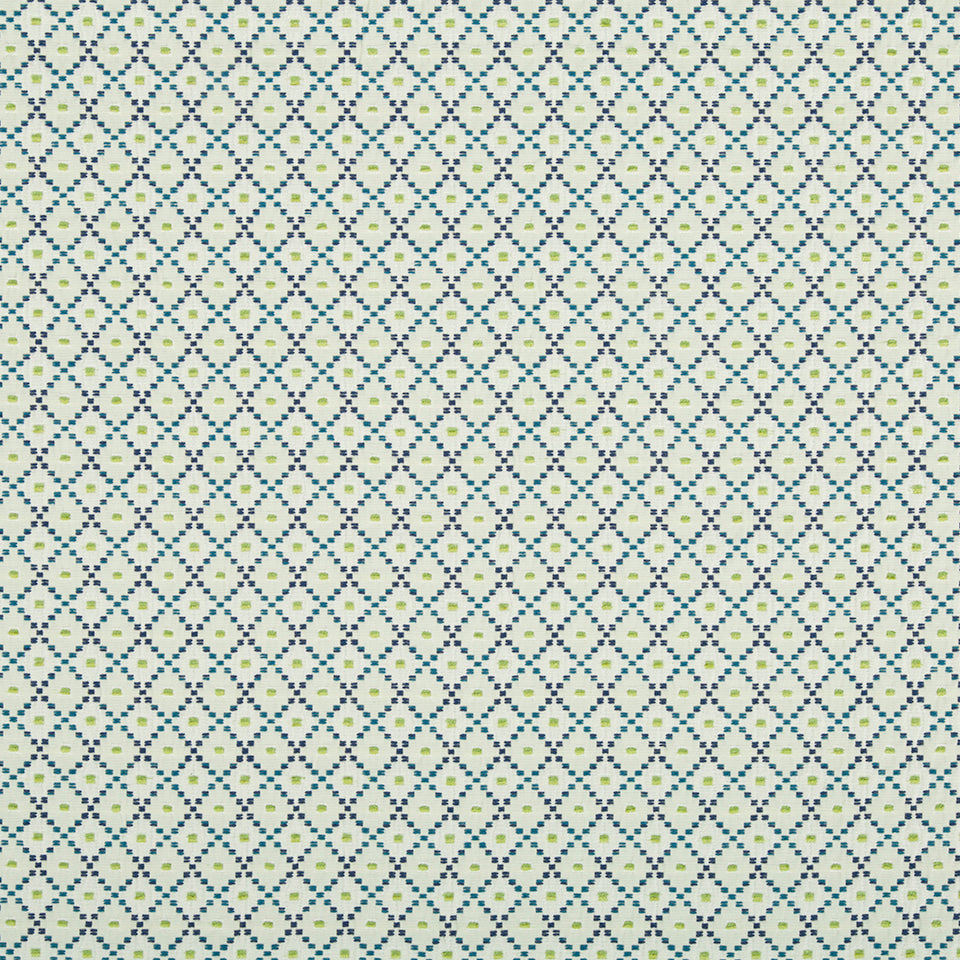DOTTED BOXES | CALYPSO BLUE