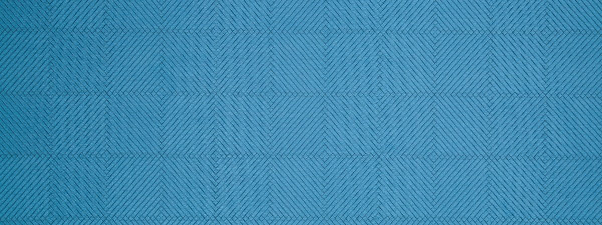 BOXED SQUARES | CALYPSO BLUE - Upholstery - Fabric