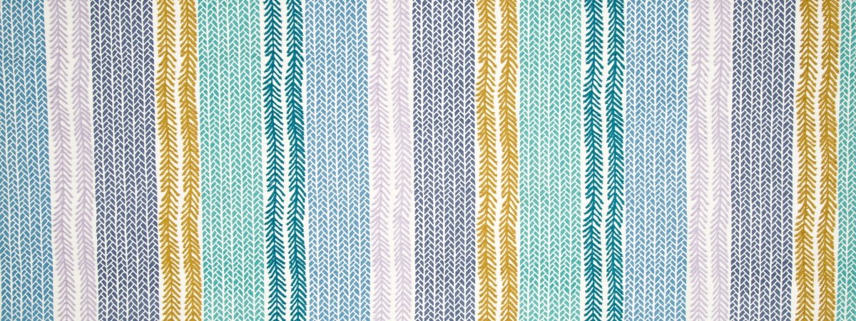 MIXED TRACKS | CALYPSO BLUE - Upholstery - Fabric