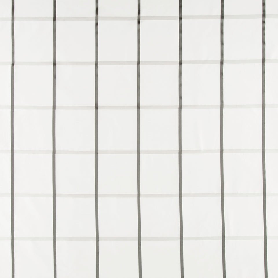 Marcela Plaid | Platinum - Drapery - Fabric