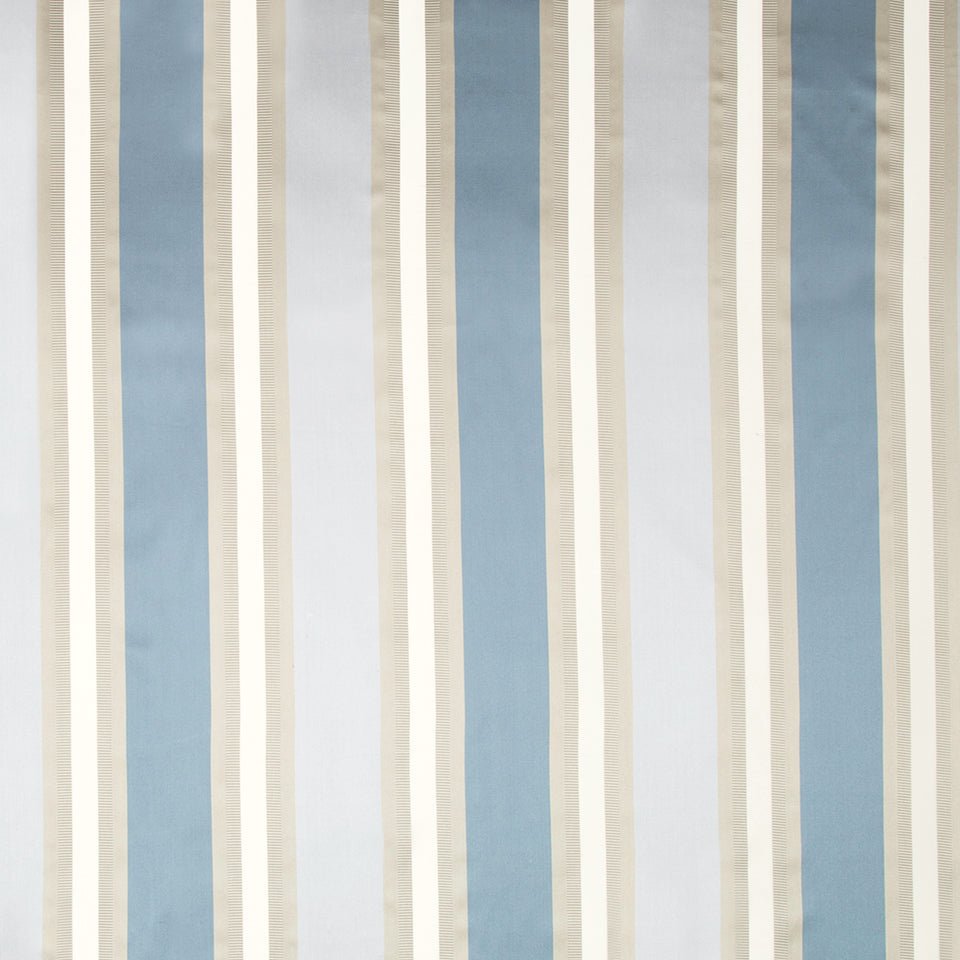 Leblon Stripe | Atlantic - Drapery - Fabric