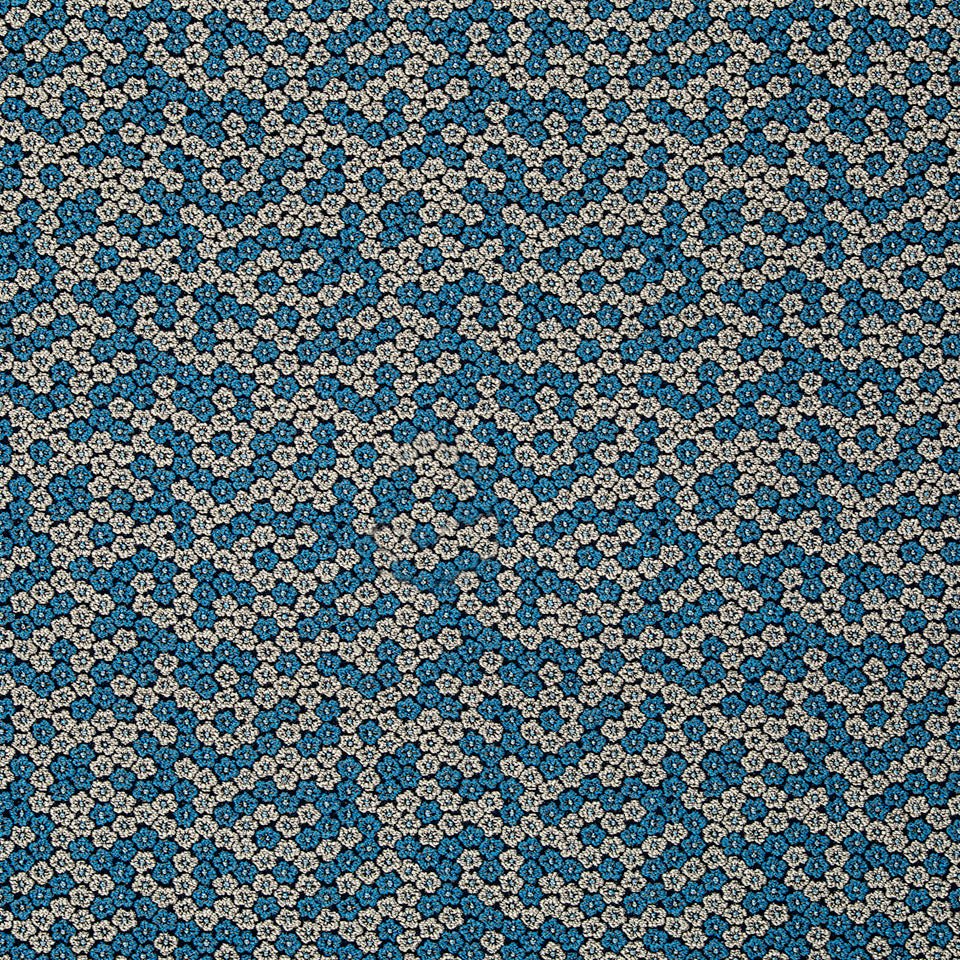 Luana Florette | Island Blue - Drapery - Fabric