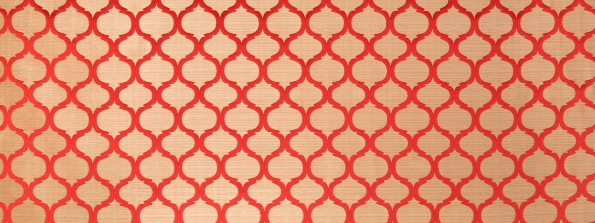 Carnaval Tile | Tomato - Drapery - Fabric