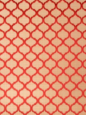 Carnaval Tile | Tomato - Drapery - Fabric