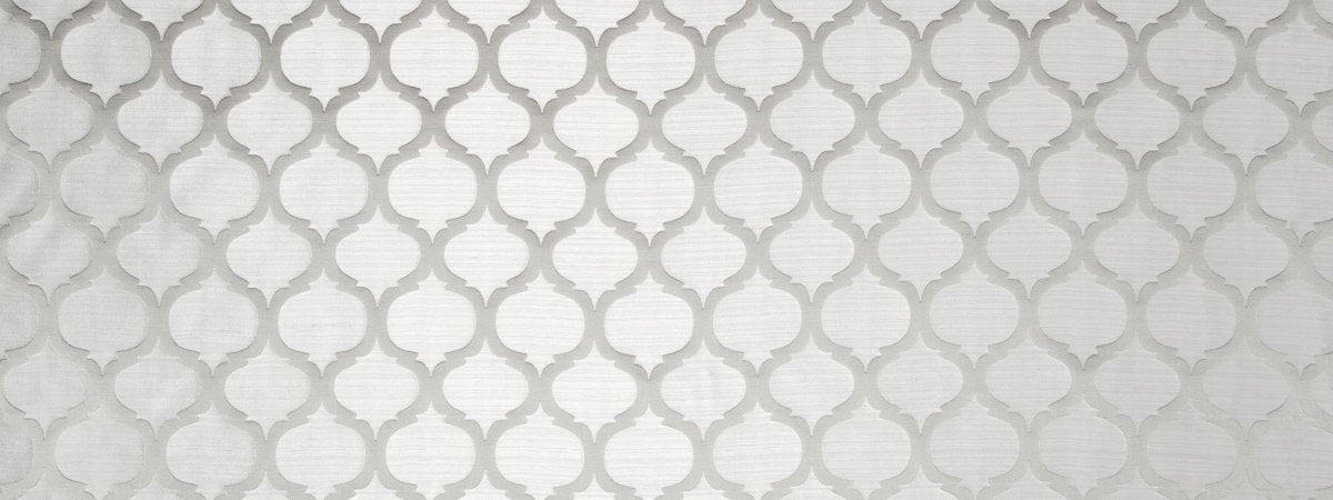 Carnaval Tile | Platinum - Drapery - Fabric