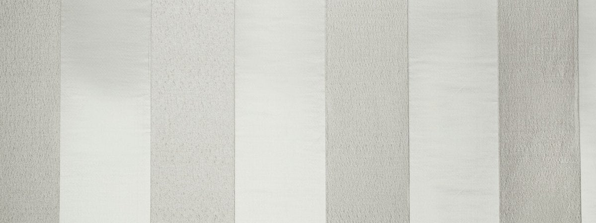 Ember Stripe | Platinum - Drapery - Fabric