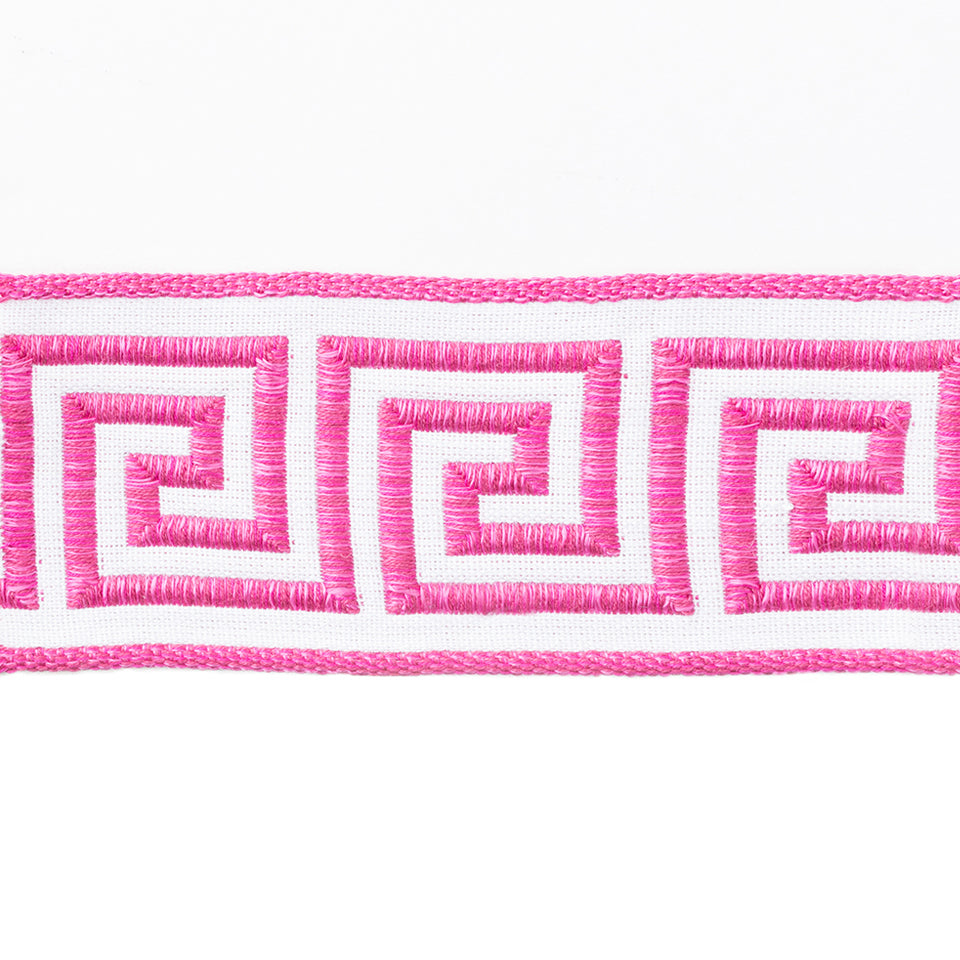 Greek Key Braid | Fuchsia
