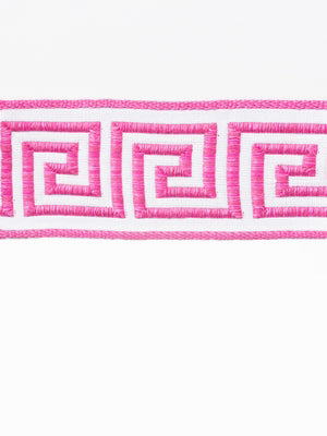 Greek Key Braid | Fuchsia