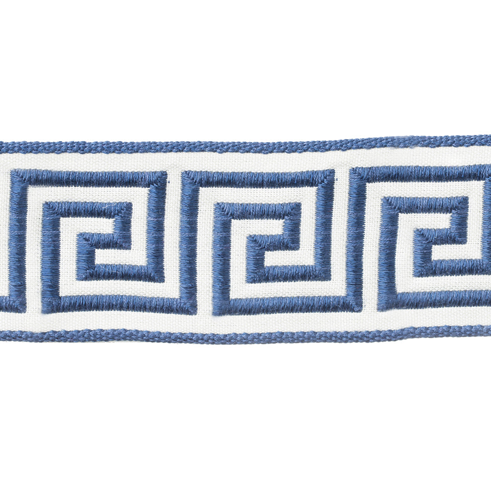 Greek Key Braid | Navy Blazer