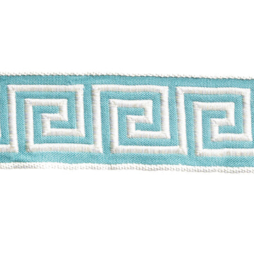 Greek Key Braid | Turquoise