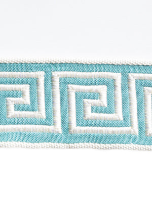 Greek Key Braid | Turquoise
