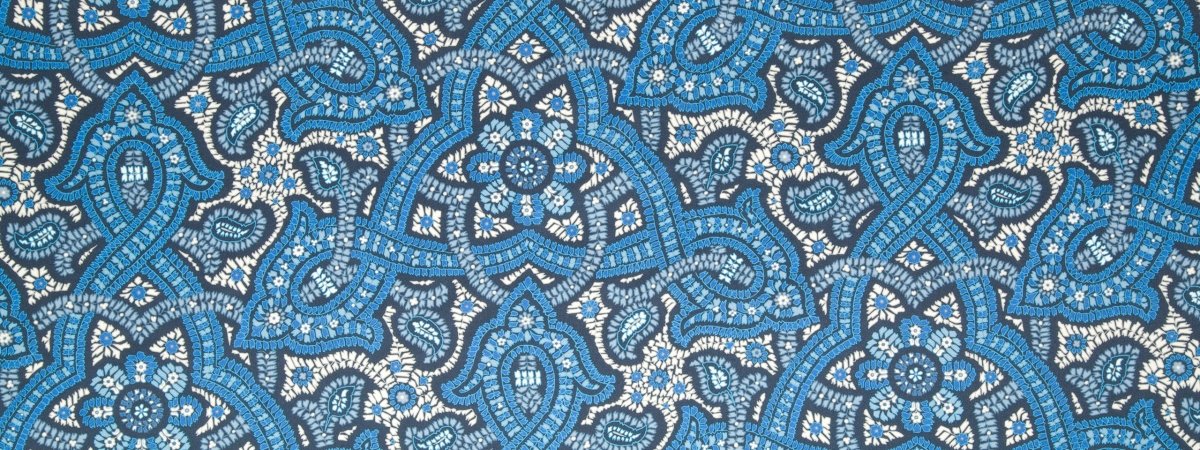 SAMBA PAISLEY | SAPPHIRE - Drapery - Fabric