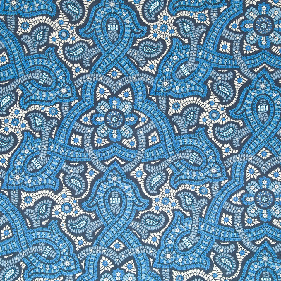 SAMBA PAISLEY | SAPPHIRE - Drapery - Fabric