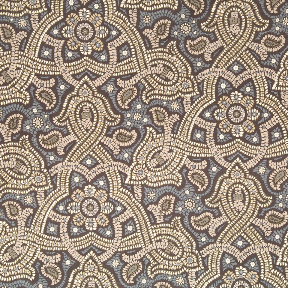 Samba Paisley | Bear Brown - Drapery - Fabric
