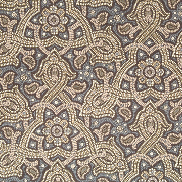 Samba Paisley | Bear Brown - Drapery - Fabric