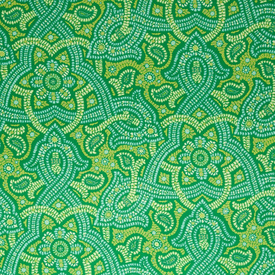 Samba Paisley | Emerald - Drapery - Fabric