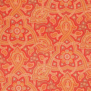 SAMBA PAISLEY | TOMATO - Drapery - Fabric