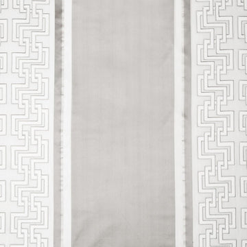 Leandro Stripe | Silver - Drapery - Fabric