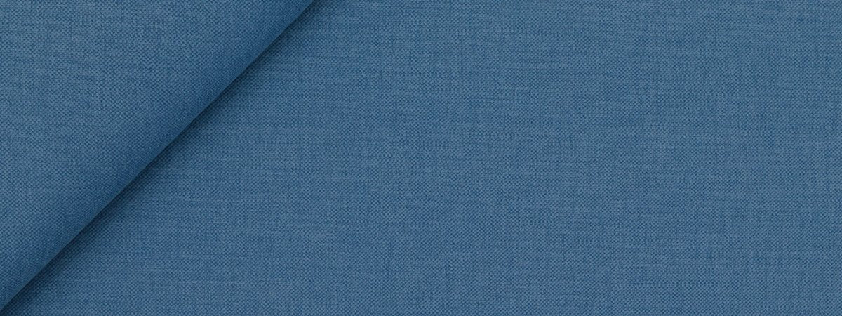 BRUSHED LINEN | PARROT BLUE - Upholstery - Fabric