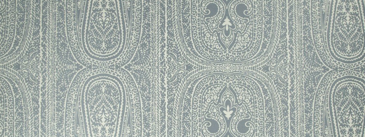 Padra Paisley | Ice - Upholstery - Fabric