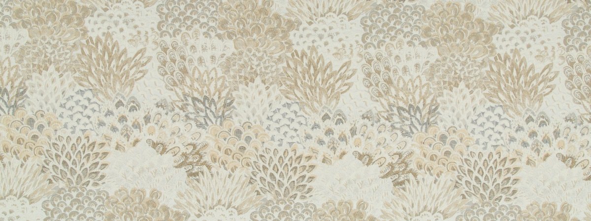 FEATHER FANS | SANDSTONE - Upholstery - Fabric